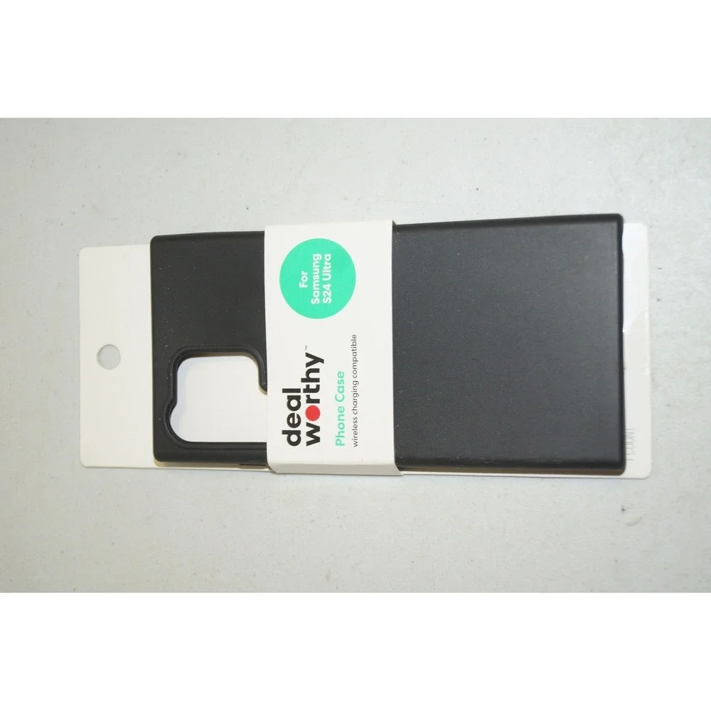 Deal Worthy Samsung S24 Ultra Phone Case Black Wireless Charging Compatible